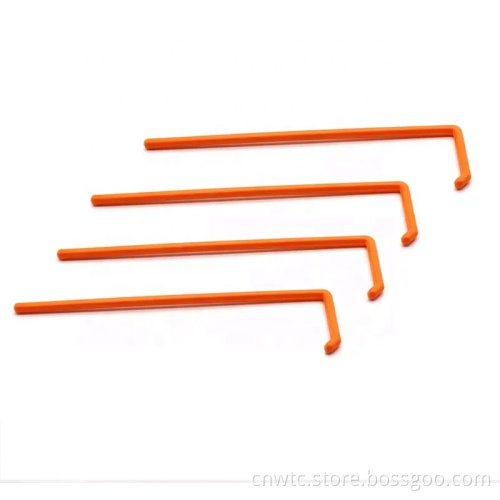 Lab Grade L-Shaped Bacterial Cell Spreader for Scientific Research